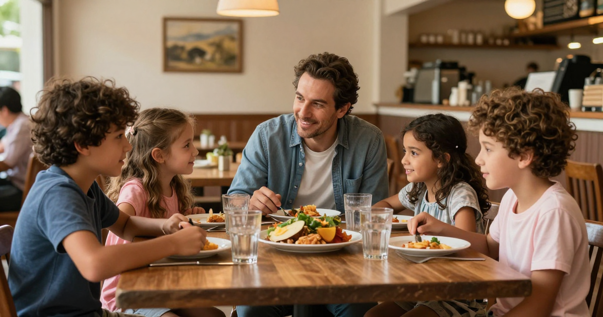 Garibaldi com crianças pequenas — Restaurantes com espaços kids e cardápios infantis Garibaldi com crianças pequenas — Restaurantes com espaços kids e cardápios infantis